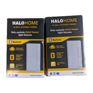 Eaton Halo Home In-Wall Accessory Dimmer (White) - Model HIWAC1BLE40AWH